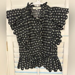 Sea New York Daisy Floral Top